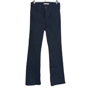 Levi's 315 Shaping Bootcut BLACK Jeans Women's Size 25 Dark Wash Denim